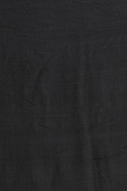 Black Cotton Saree With a Stunning Red and Gold Pallu