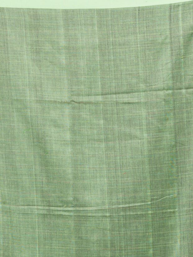 Black pure cotton saree with Handwoven Jamdani motifs