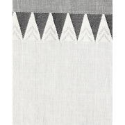 Off- White Cotton Saree with Black Border & Woven Design