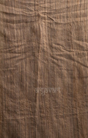 Almond Ghicha Silk Saree With Woven In Shell Sequence
