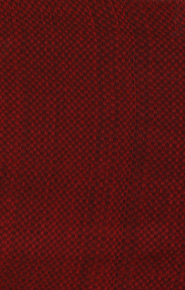 Red Cotton Saree With a Stunning Black and Gold Pallu